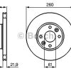 BOSCH 0986479103 - ON FREN AYNASI HAVALI MICRA K12 03>10 NOTE 06>12 CLIO III 06>10 MODUS 04> 260X4