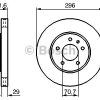 BOSCH 0986479267 - ON FREN DISKI HAVALI CAPTIVA ANTARA