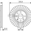 BOSCH 0986479R76 - ON FREN DISKI (4 BIJON) ASTRA G