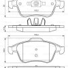 BOSCH 0986494556 - ON FREN BALATASI(TK) RENAULT MEGANE III 10> GRAND SCENIC III 10> LAGUNA III 07> 1.2 TCE 1.4 1.5 DCI 1.6 DCI 2.0 DCI