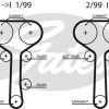 GATES 5508XS - TRIGER KAYISI (129x254) FORD FOCUS MONDEA CONNECT 1.8 16V 02 MAZDA CT978