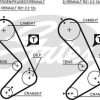 GATES 5059XS - TRIGER KAYISI (118x190) RENAULT 18 (83 86) 21 (86 94) TRAFIC MASTER (85 98) 2.2 8V CITROEN CX CT750