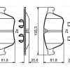 BOSCH 0986494875 - FREN BALATASI ON ML 63 AMG 4-matic 06>11 R 63 AMG 4-matic 06>10