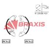 BRAXIS AC0001 - ARKA FREN BALATASI PABUC R12 M131 C15 (CIRCIRLI)