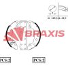 BRAXIS AC0002 - ARKA FREN BALATASI PABUC R12 M131 C15 (PERCINLI+CIRCIRLI)