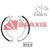 BRAXIS AC0007 - ARKA FREN PABUCLU BALATA KARSAN J9