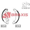 BRAXIS AC0013 - ARKA FREN BALATASI PABUC R11 R19 R21 MANAGER TWINGO CLIO I (90>98)