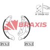 BRAXIS AC0027 - ARKA FREN BALATASI PABUC KANGOO 1.5DCI 1.9DCI (BUYUK)