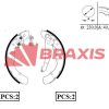 BRAXIS AC0059 - ARKA FREN BALATASI PABUC PASSAT PASSAT VARIANT 89 97