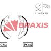 BRAXIS AC0060 - ARKA FREN BALATASI PABUC MATIZ SPARK 0.8 09 / 00>1.0 11 / 02>