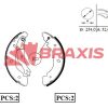 BRAXIS AC0061 - ARKA FREN PABUCLU BALATA TRANSIT V184 01>06 V347 2.2TDCI / 2.4TDCI / 3.2TDCI 06 /> (ONDEN CEKER)