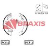 BRAXIS AC0086 - ARKA FREN BALATASI PABUC FIESTA VI 08 /> MAZDA II 07>