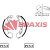 BRAXIS AC0087 - ARKA FREN BALATASI PABUC MICRA III K12 03>10 NOTE 07>10 CLIO II 04> CLIO III 05>