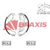 BRAXIS AC0092 - ARKA FREN BALATASI PABUC DOBLO ALBEA 1.2 / 1.3 / 1.4 / 1.6 / 1.9