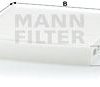 MANN CU1835 - POLEN FILTRESI JAZZ CITY 2002-2008 SUZUKI SX4 2006-2010 SWIFT 2005->