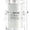 MANN WK720 - YAKIT FILTRESI W202 97>00 W203 02>07 CL203 02>08 C209 02>09 W210 97>00 W220 98>05