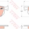 TRW GDB1560 - FREN BALATASI ARKA BMW E90 E91 E92 E93