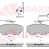 BRAXIS AA0653 - ON FREN BALATASI (FISLI) GOLF III 2,0 GTI 91>95 A80 2,0I 91>92