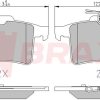 BRAXIS AA0669 - FREN BALATASI ARKA JAGUAR XF I (X250) XFR-S 09>15  XJ (X351) 09>