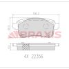 BRAXIS AA0672 - ARKA DISK BALATASI RENAULT MEGANE IV 2015> TALISMAN 2015>