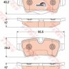 TRW GDB1766 - FREN BALATASI ARKA MINI R56