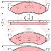 TRW GDB4104 - ON FREN BALATASI CARNIVAL 99>01 / CHEROKEE 84>01 GRAND CHEROKEE 98> WRANGLER 91>08