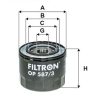 FILTRON OP 587/3 - YAG FILTRESI MITSUBISHI L200 2.5 TRITON 2005->