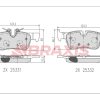 BRAXIS AB0636 - FREN BALATASI ARKA BMW F45 F48 F39 MINI F60 F54