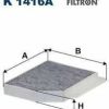 FILTRON K1416A - POLEN FILTRESI (KARBONLU) X253 17> W205 11> S205 14> C205 14> A205 15> C257 17> W213 16> S213 16> C2