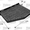 VALEO 698801 - POLEN FILTRESI GOLF V 04> JETTA III 06> PASSAT 10> TIGUAN 07> CADDY III 04> TOURAN 03> A3 03> Q3 13>