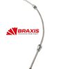 BRAXIS AH9015 - FREN BORUSU LASTIK BORU ARASI SOL R9 ( 32cm )