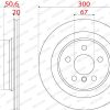 FERODO DDF2763C - FREN DISKI ARKA BMW F39 F40 F48 F44 F45 F46 MINI EV COUNTRYMAN 14> F54 F60