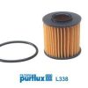 PURFLUX L338 - YAG FILTRESI CABRIO 450 00>04 CITY COUPE 450 98>04 ROADSTER 452 03>05 FORTWO COUPE 450 04>07