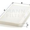 MANN CU5366 - POLEN FILTRESI BMW E53 E70 RANGE ROVER SPORT I L320 06>10 RANGE ROVER 3 L322 02>12