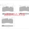 BRAXIS AA0757 - FREN BALATASI ARKA Q7 07 > 15 3.0 TDI TFSI CJGC CJMA BUN CASB
