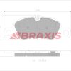 BRAXIS AA0761 - FREN BALATASI ON BOXSTER CAYMAN 16 > CARRERA 12 >