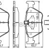 BOSCH 0986424485 - FREN BALATASI ON BMW E39 95>03