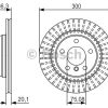 BOSCH 0986479044 - FREN DISKI ARKA (HAVALI) E87 E90 E92