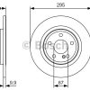 BOSCH 0986479A04 - FREN DISKI ARKA X156 13> W176 12>18 W246 13>18 C117 13>18