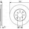 BOSCH 0986479R80 - ON FREN DISKI (AYNASI) HAVALI HONDA CIVIC 2001 2006 JAZZ CITY 2008> (262X4)