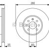 BOSCH 0986479S55 - ON FREN DISKI ASTRA H 1.4 1.6 04> MERIVA 1.6 03> COMBO 1.3 CDTI