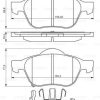 BOSCH 0986494485 - ON FREN BALATASI AVENSIS VVT I 97>00