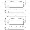 BOSCH 0986495259 - ARKA FREN BALATASI ASTRA J CRUZE MOKKA