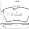 BOSCH 0986495273 - FREN BALATASI ON A-CLASS W169 04>12 B-CLASS W245 05>11