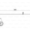 BOSCH 1987474507 - ON FREN BALATA IKAZ KABLOSU Q5 13>17