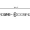 BOSCH 1987481609 - FREN HORTUMU ON C218 11>17 W212 11>15 S212 11>16