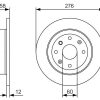 BOSCH 0986479A56 - ARKA FREN DISK DISKI CHEVROLET EPICA 2,0I 2,0