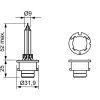 BOSCH 1987302906 - XENON AMPUL D4S 42V 35W 4300K