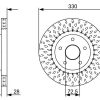 BOSCH 0986479V85 - FREN DISKI ON FREEMONT 11 > GRAND VOYAGER V (RT) 07 > CARAVAN 94 > 00 JOURNEY 08 >