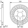 BOSCH 0986479U00 - ON FREN DISKI JEEP CHEROKEE WRANGLER II